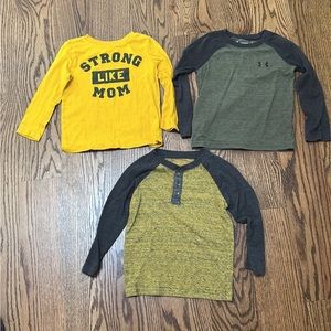 4/4t long sleeved shirts